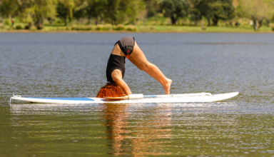 Stand Up Paddle Yoga in Sete Cidades - Azores #5