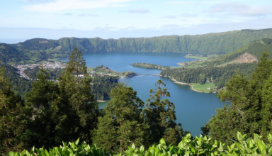 Paisagens verdejantes Açores